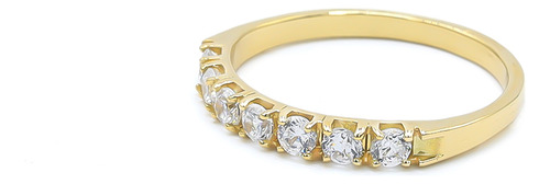 Anel Ouro 18k Com Diamantes Virginia