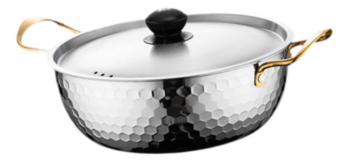 Pote De Macarrão Ramen Coreano, Panelas De 22cm Prata