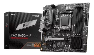 MOTHERBOARD MSI PRO B650M-P AM5 2 COLOR NEGRO