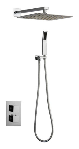 Grifo Ducha Led Keppd Baño Termostatico Montado Pared Juego