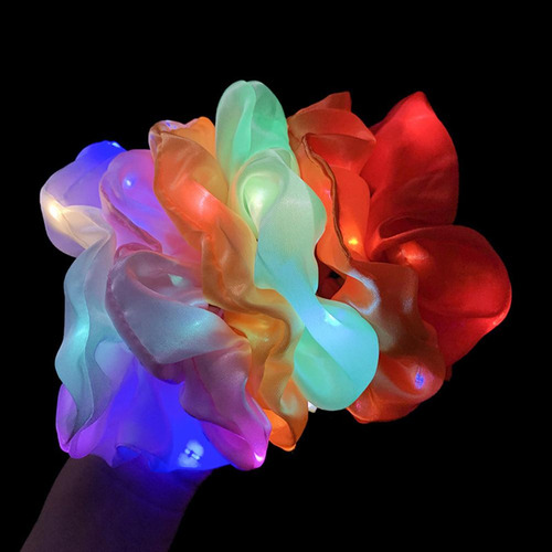 Diademas Elásticas Led Para Mujer, 6 Unidades, Brillantes