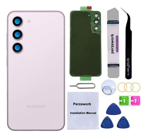 Repuesto Tapa Trasera Para Samsung S23 Plus Lavanda