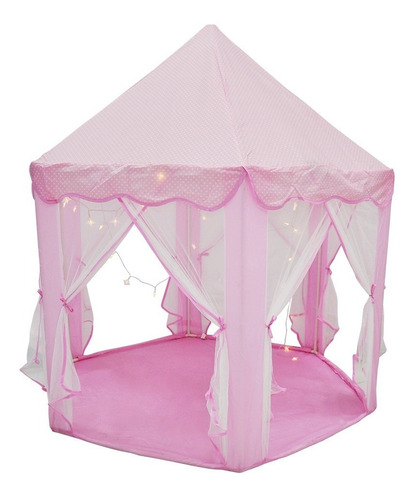 Barraca Infantil Cabana Tenda Iluminada C/ Cordão De Luz Led