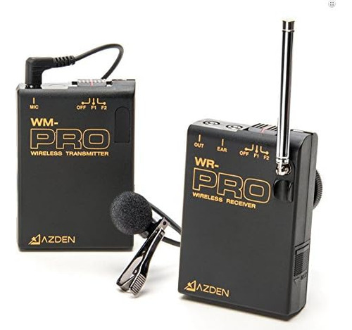 Azden Wms-pro+i Vhf Sistema De Micrófono Inalámbrico Para Te