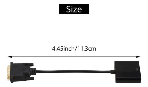 Cable Adaptador Queenly-dvi A Vga, Cable 1080p Dvi-d A Vga 2