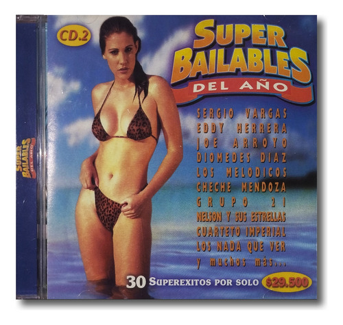 Super Bailables Del Año - Cd