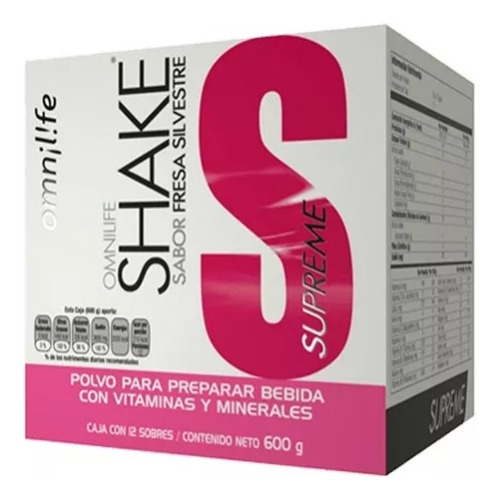 Shake Malteada Fresa X12 Nutritiv - Unidad a $12462