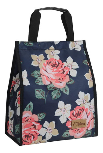 Bolsa Lanchera Ccidea Peony Flower With Velcro