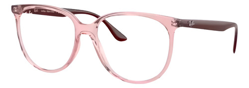 Lentes De Receta Ray-ban Rb4378 Translucent Pink Small 8245 Translucent Pink