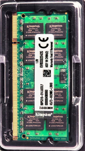 Memória Kingston Ddr2 2gb 533 Mhz Notebook Kit C/50 Unidades