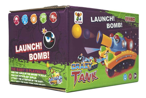 Tanque De Guerra Juguete Luz 3d Y Sonido Con Cañón + Envio