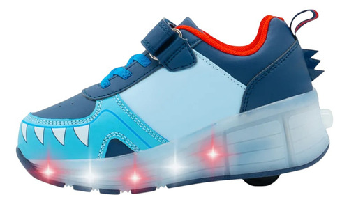 Tenis Patín Niño Bubble Gummers® Zahir Luces Retractil 18-22