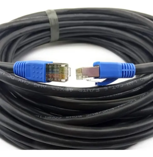 comprar Cabo Rede Cat6 Blindado Ftp 100% Cobre D. Capa Externo 10m