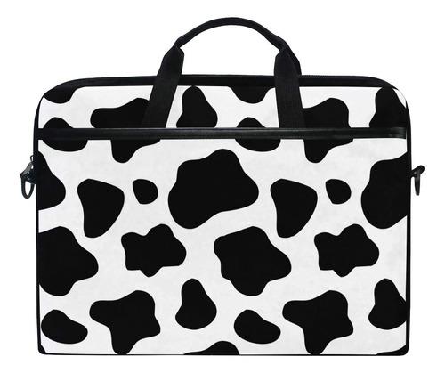 Alaza - Funda Para Ordenador Porttil Con Estampado De Vaca,