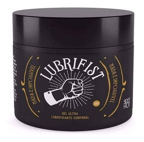 Sexy Hot Lubrifist gel lubrificante íntimo neutro para fisting mega desizante