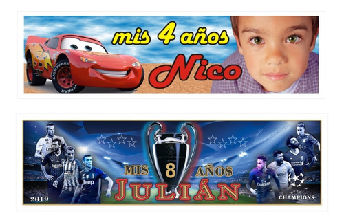 Poster Cartel Banner Personalizado Foto + Personaje + Texto