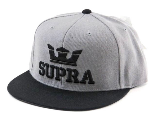 Gorra Supra Above Snap Grey Black S6211501