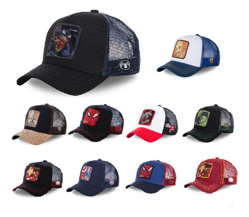 Gorra De Béisbol Algodón Dibujos Precio Por Mayor 10 Pieza