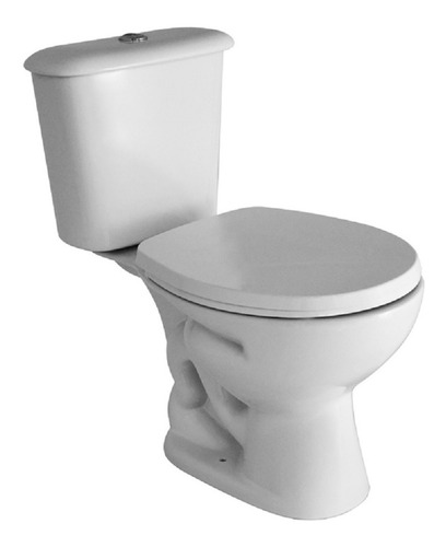 Imagen 2 de 8 de Juego Baño Ferrum Andina Inodoro Largo + Bidet 3