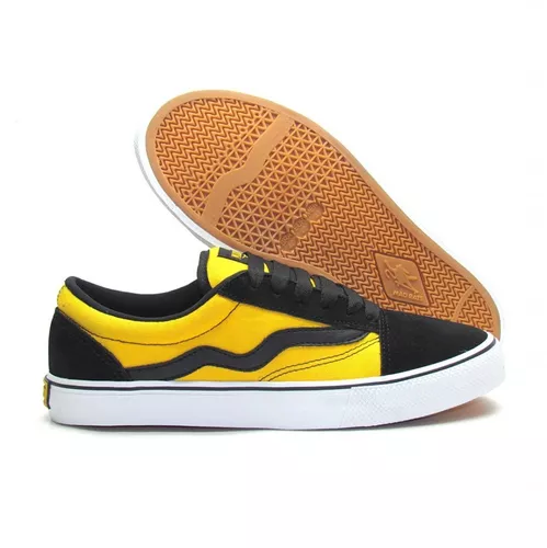 Tênis Mad Rats Skate Old School Areia Amarelo em Promoção na Americanas