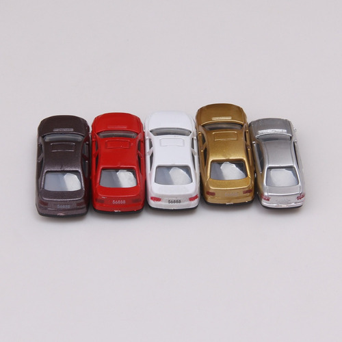 100pcs Pintó Coches Modelo Construcción De Tren Escala Ho
