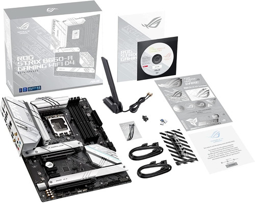 Imagen 10 de 10 de Motherboard B660-a Rog Strix Gaming Wifi Ddr4 S1700 12va