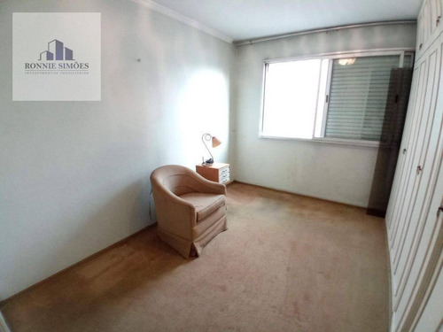 Imagem 12 de 24 de Apartamento À Venda Em Moema, Edifício Guaraú, 3 Dormitórios, Sala Ampla, Cozinha Com Armários, 1 Banheiro, 1 Vaga Na Garagem, 100 M², São Paulo. - Ap1173