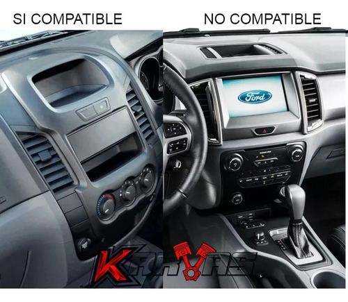 Bisel Adaptador Radio 9pul Radio Ford Ranger 2011-18