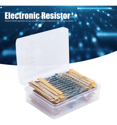 Resistor De Bricolaje, 640 Piezas, 64 Valores, 1%, Película