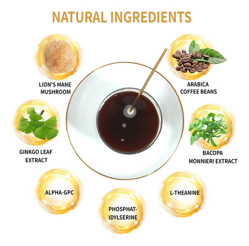 Coffee Mix Eco-taste Mushroom 7 En 1 Con Ginkgo Y Melena De
