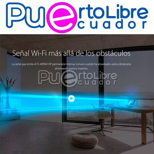 Imagen 7 de 9 de Potente Router Wifi Rompemuros Tp-link 3 Antenas 9 D B I !!!