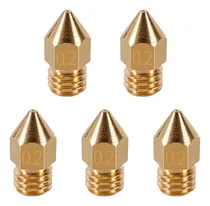 Comprar 5x Nozzle Boquilla Hotend 1.75mm Mk8 Creality Ender 3 Cr-10
