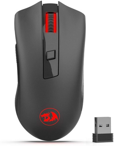 Ratón Inalámbrico Óptico Redragon M652 De 24 G, Usb