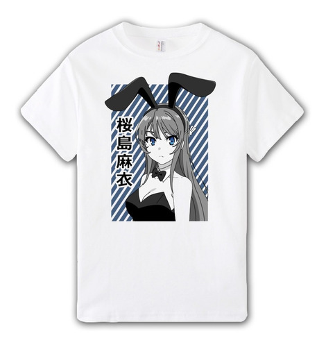 Remera Bunny Girl Senpai Mai - Otaku Anime Aesthetic Manga 5