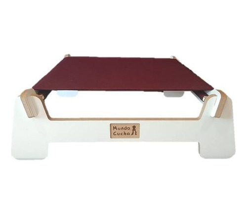 Cama Catre Para Mascotas Perro Gato Camita Madera 45 X 45 Cm