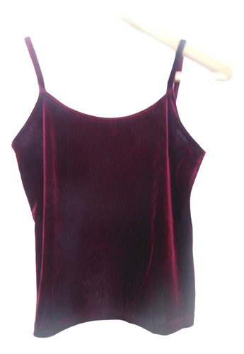 Musculosa De Vestir De Mujer De Plush Color Bordo