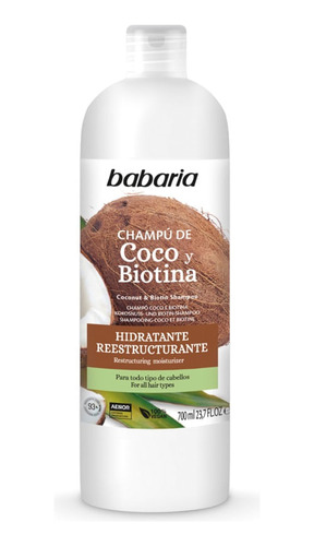 Shampoo Babaria Coco Y Biotina X 700ml