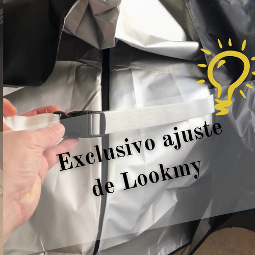 Funda Para Lavarropas Impermeable 60x60 Cm Frontal Negra | Cubre Lavarropas Exterior Con Ajuste Lookmy Platinum | Cobertor para lavarropas |