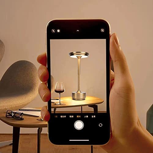 Lámpara De Mesa Inalámbrica: Lámpara De Mesa Ajustable Con C