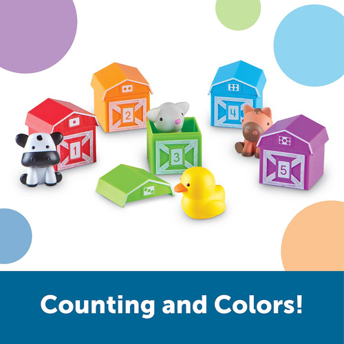 Juguetes De Aprendizaje Peekaboo Learning Farm 10 Piezas