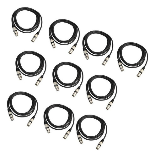 10x Filtrado Interferencia Dmx Cable De Señal Iluminación