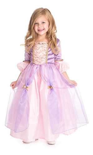 Vestido De Lujo De La Princesa Rapunzel Por Medio De Di...