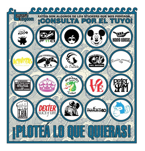 Imagen 5 de 7 de Stickers / Calcomanías / Vinilos. Personalizados!!!