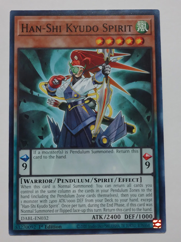 Han - Shi Kyudo Spirit  Dabl  Yugioh! Tercia 