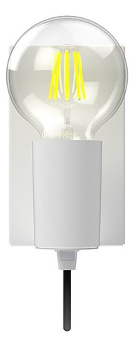 Luminária De Parede Arandela Bilboquê Branco E27 Taschibra