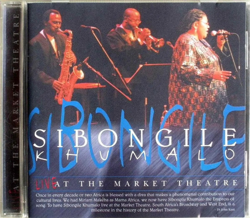 Sibongile Khumalo - Live At The Market Theatre  Cd Sudafri 