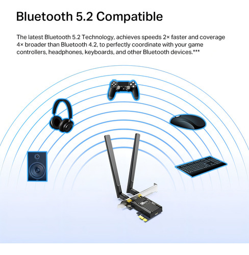 Tarjeta Red Wifi Tx55e Pciexpre Wi-fi 6 Bluetooth 5 Ax3000