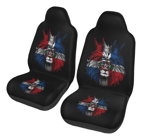 Republica Dominicana 2 Funda Para Asiento Delantero Juego