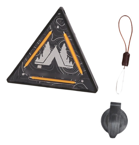 Mini Luz De Advertencia Recargable Con Lanyard Y Estilo A