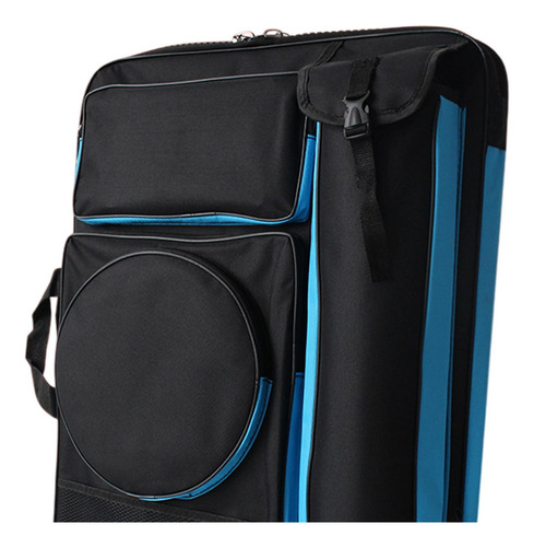 Case De Cartera De Arte A4, Mochila Artista, Pan Azul Negro